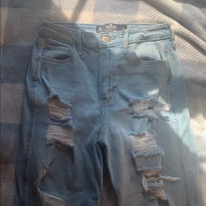 hollister mom jeans